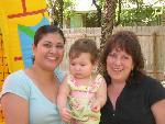 Miranda with Mom & aunt Stephanie