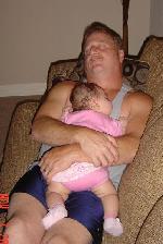 Miranda puts dad to sleep ;)